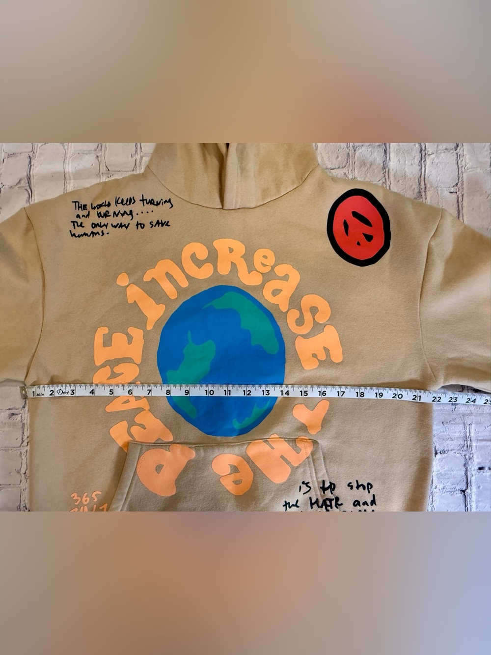 PacSun "Increase the Peace" Graphic Pullover Hoodie - Picture 2 of 6